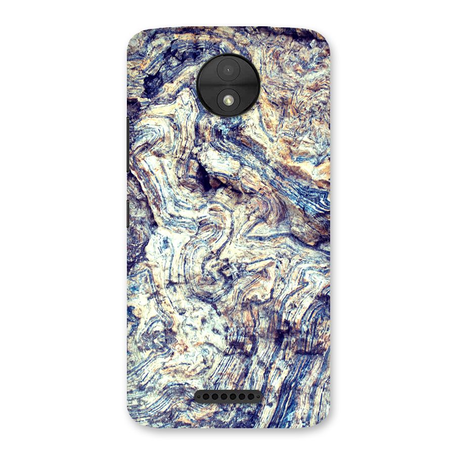 Marble Pattern Back Case for Moto C
