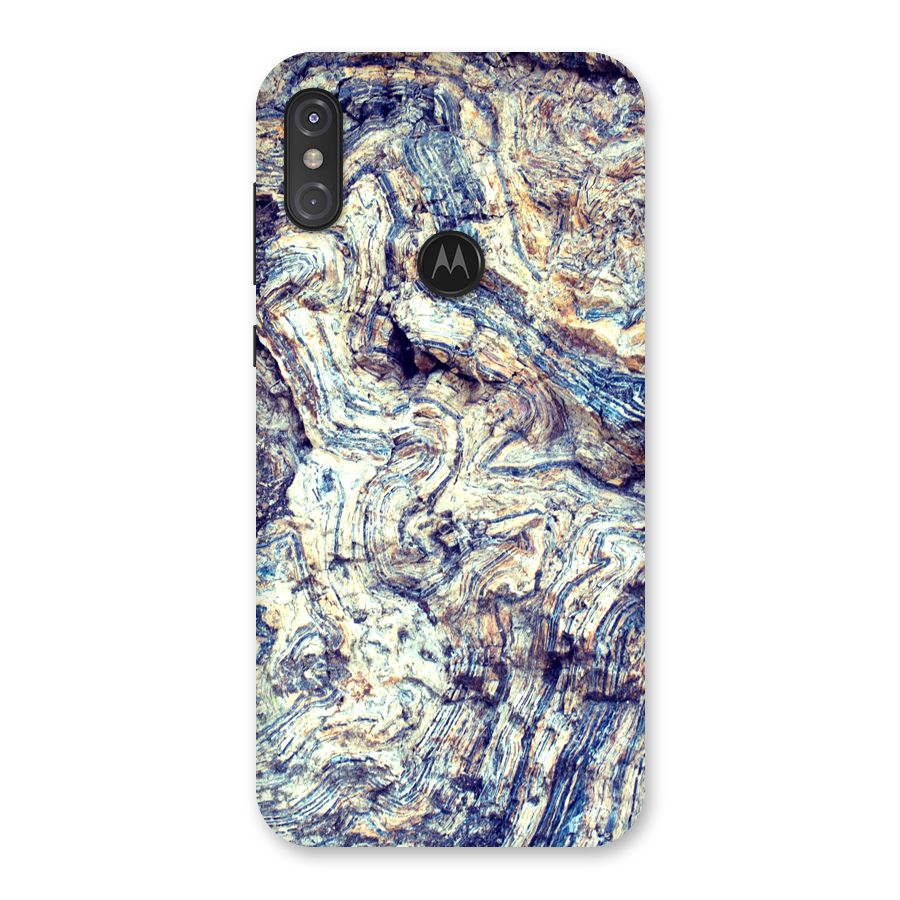 Marble Pattern Back Case for Motorola One Power