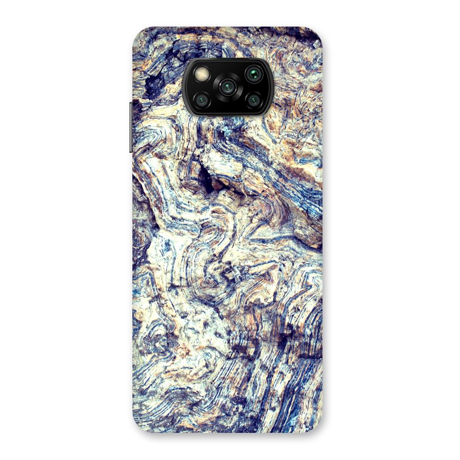 Marble Pattern Back Case for Poco X3