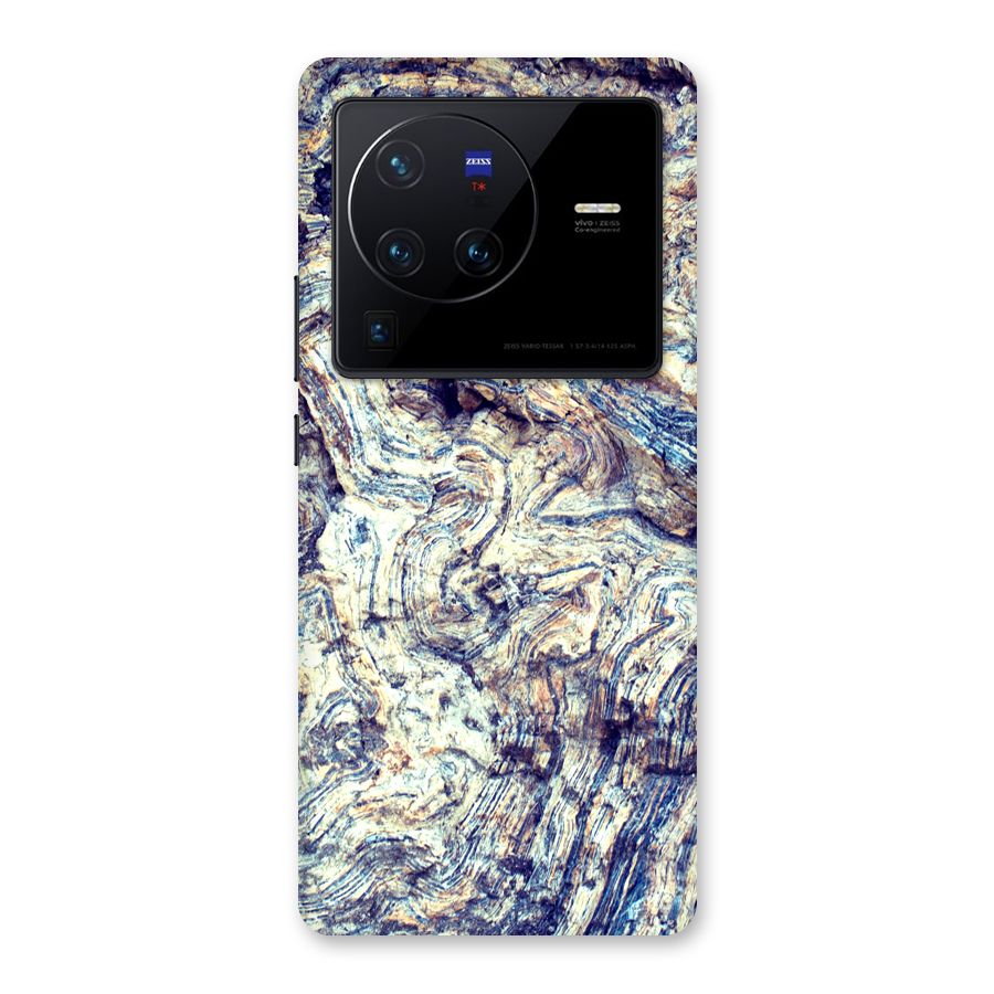 Marble Pattern Back Case for Vivo X80 Pro