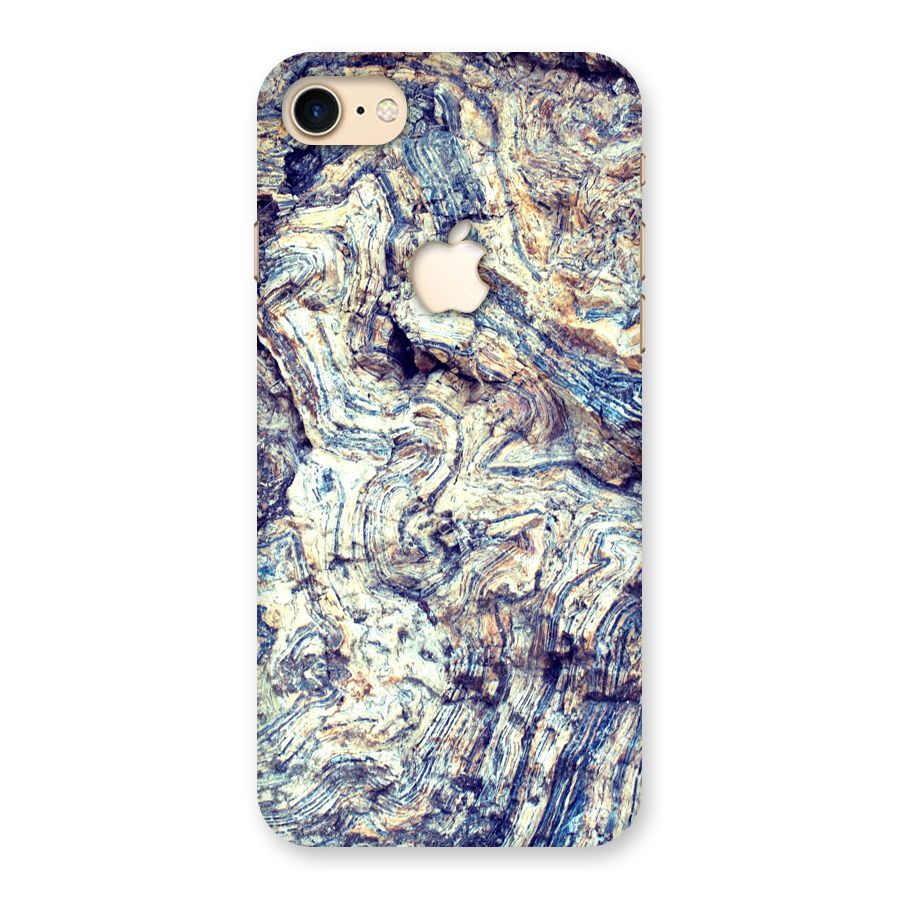 Marble Pattern Back Case for iPhone 7 Apple Cut