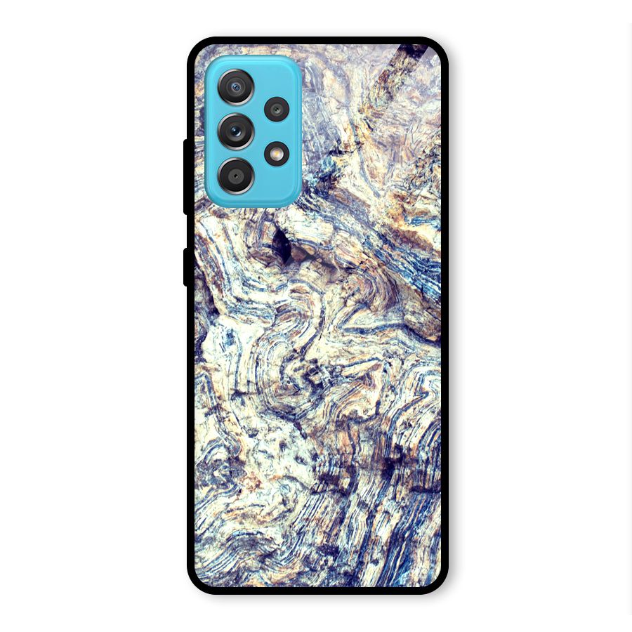 Marble Pattern Glass Back Case for Galaxy A52