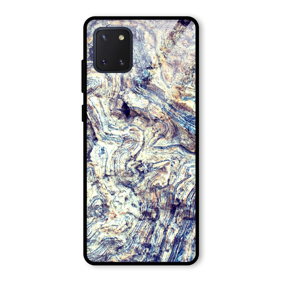 Marble Pattern Glass Back Case for Galaxy Note 10 Lite
