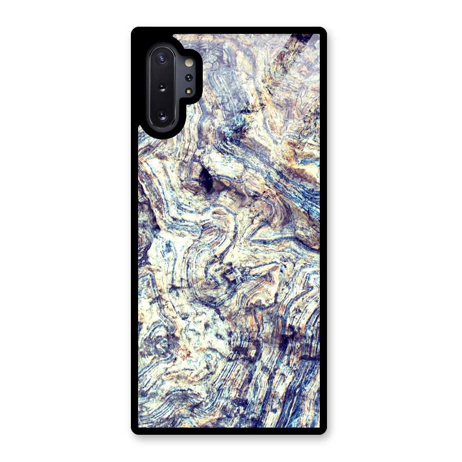 Marble Pattern Glass Back Case for Galaxy Note 10 Plus