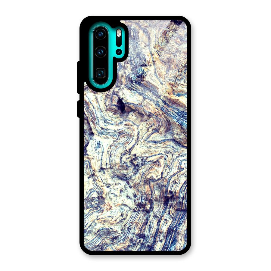 Marble Pattern Glass Back Case for Huawei P30 Pro