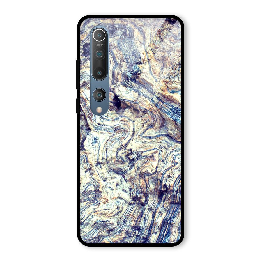Marble Pattern Glass Back Case for Mi 10