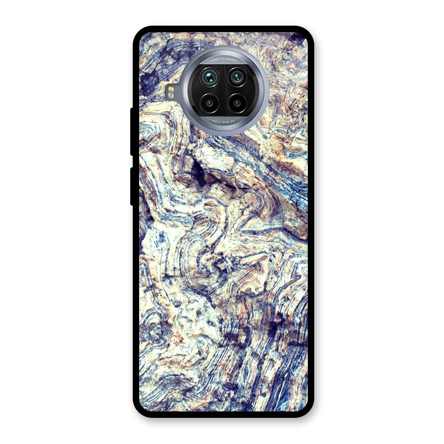 Marble Pattern Glass Back Case for Mi 10i