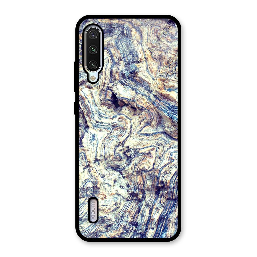 Marble Pattern Glass Back Case for Mi A3