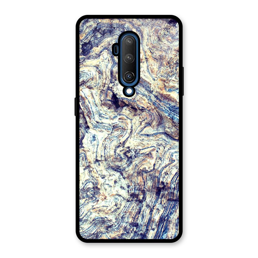 Marble Pattern Glass Back Case for OnePlus 7T Pro