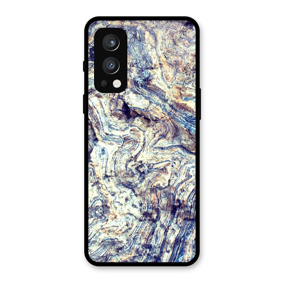 Marble Pattern Glass Back Case for OnePlus Nord 2 5G