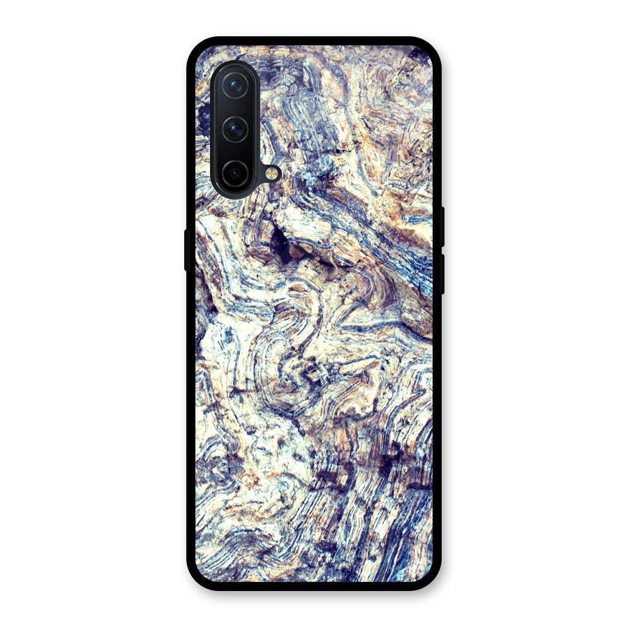 Marble Pattern Glass Back Case for OnePlus Nord CE 5G