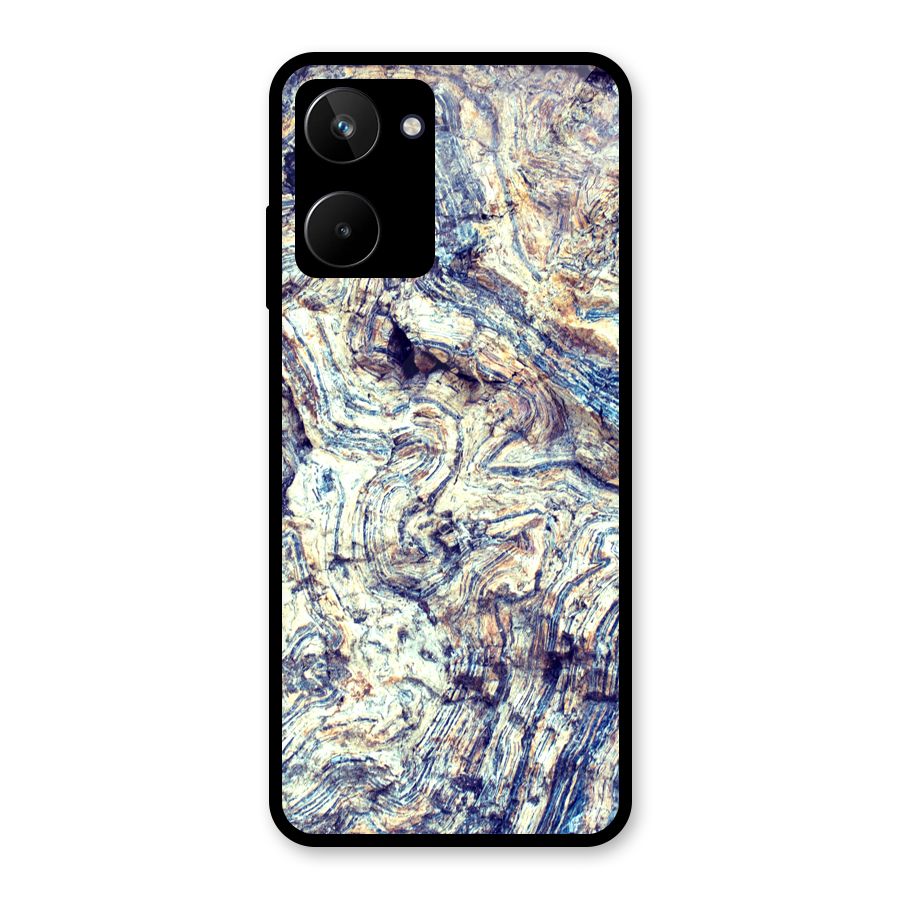 Marble Pattern Glass Back Case for Realme 10