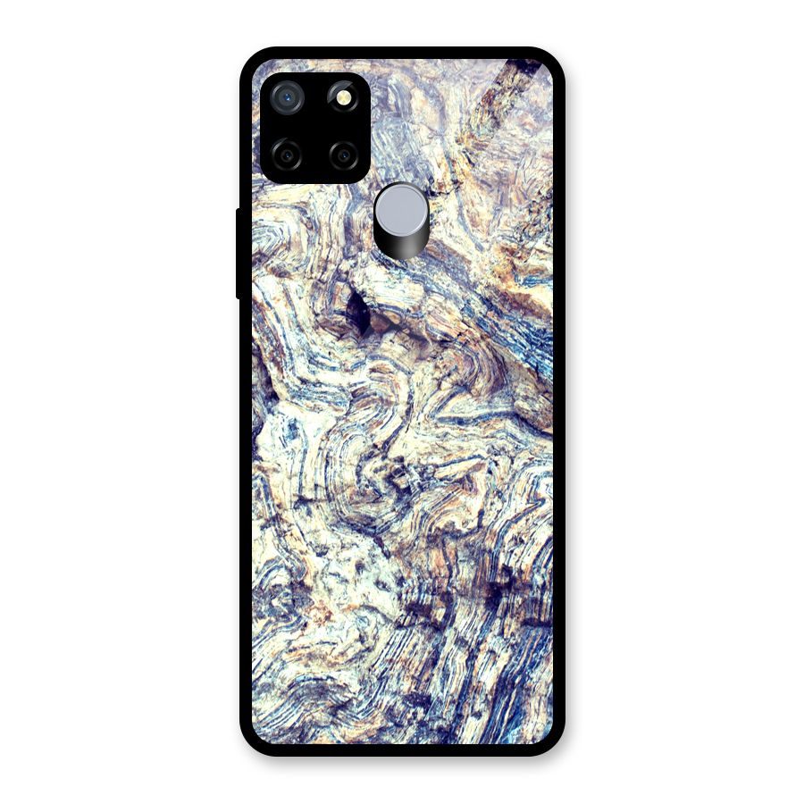 Marble Pattern Glass Back Case for Realme Narzo 20