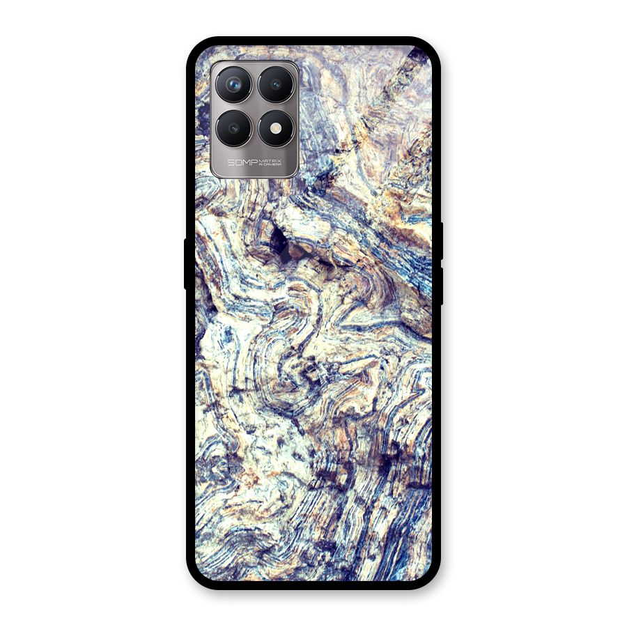 Marble Pattern Glass Back Case for Realme Narzo 50