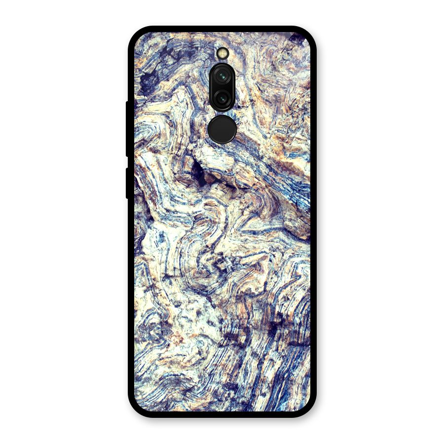 Marble Pattern Glass Back Case for Redmi 8