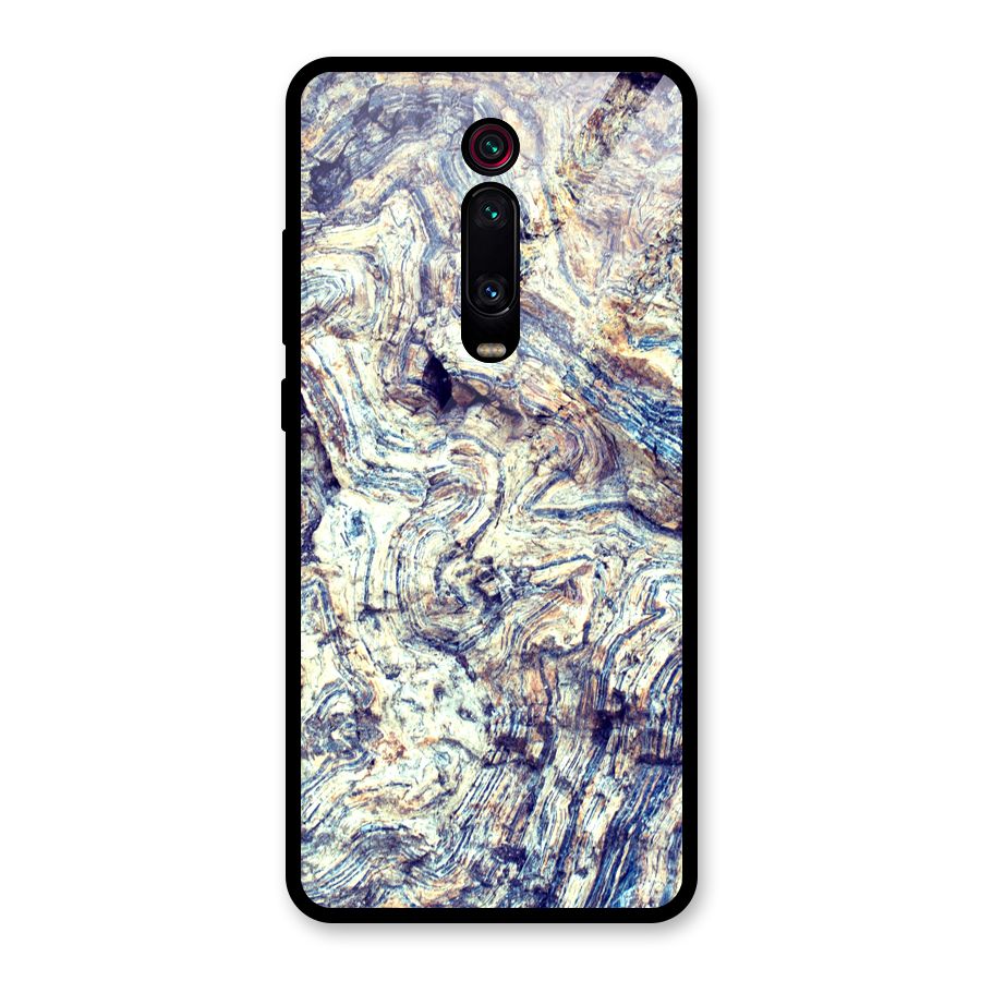 Marble Pattern Glass Back Case for Redmi K20 Pro