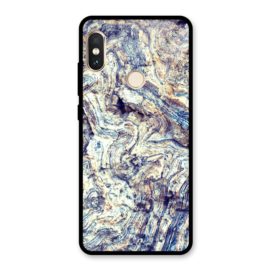 Marble Pattern Glass Back Case for Redmi Note 5 Pro