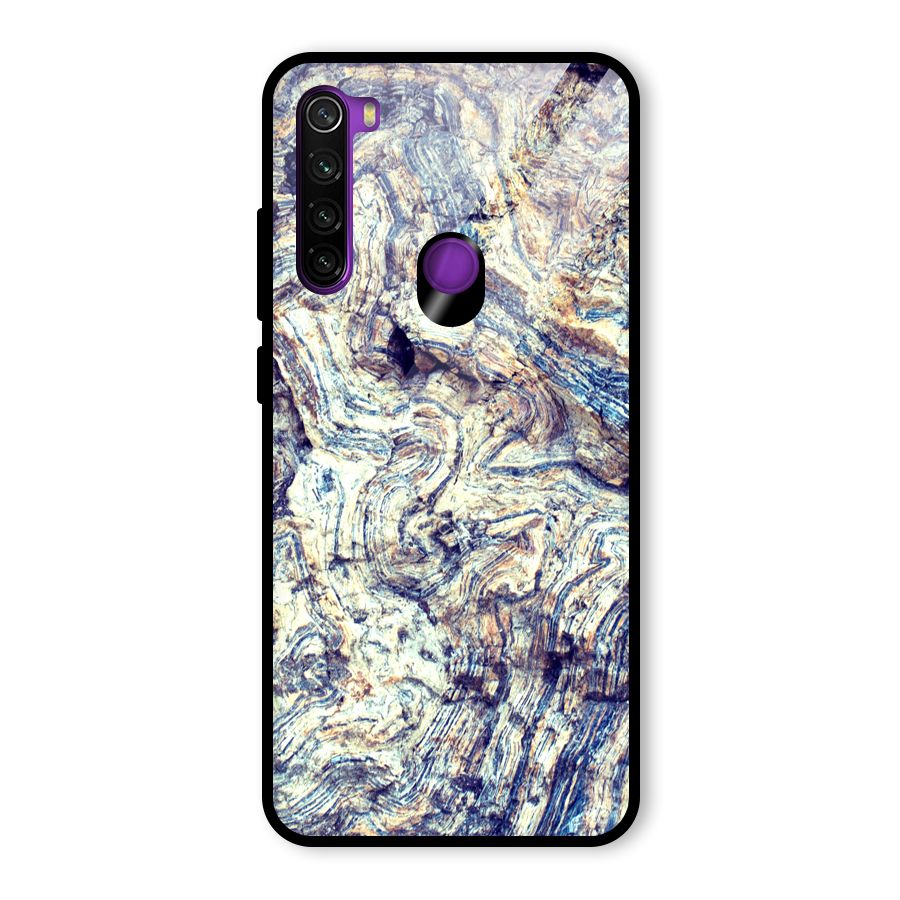 Marble Pattern Glass Back Case for Redmi Note 8