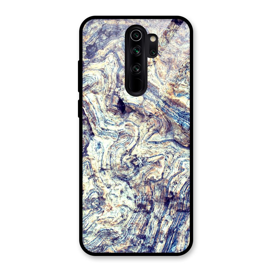 Marble Pattern Glass Back Case for Redmi Note 8 Pro
