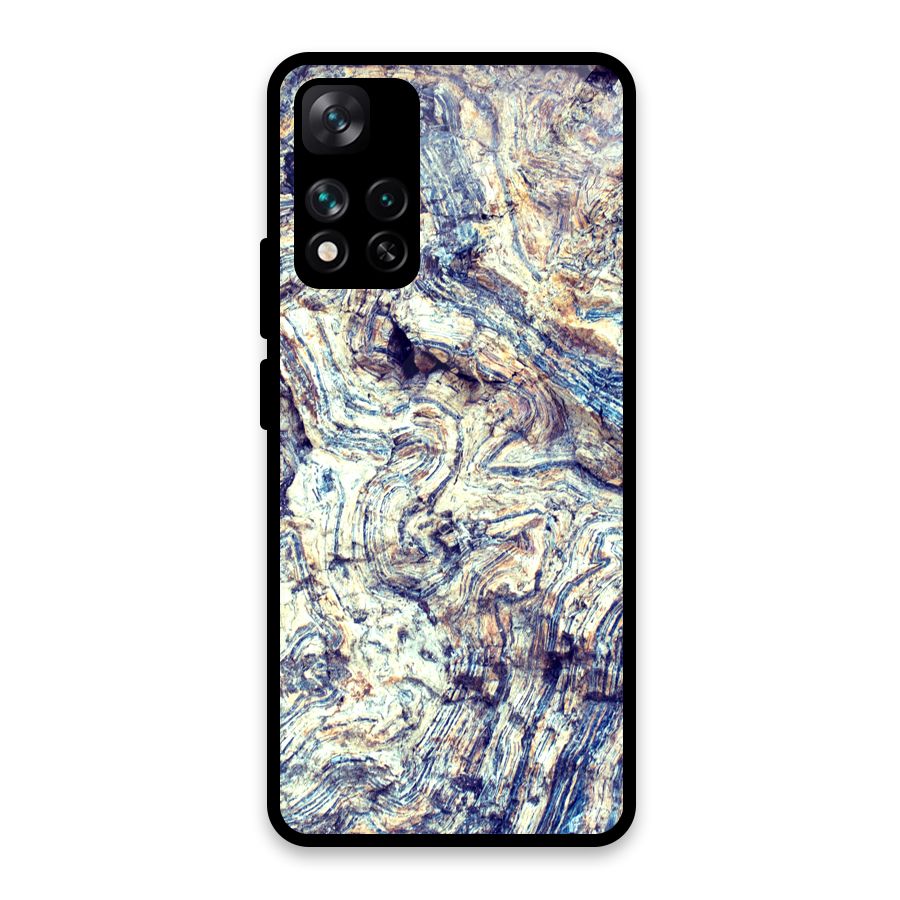 Marble Pattern Glass Back Case for Xiaomi 11i HyperCharge 5G