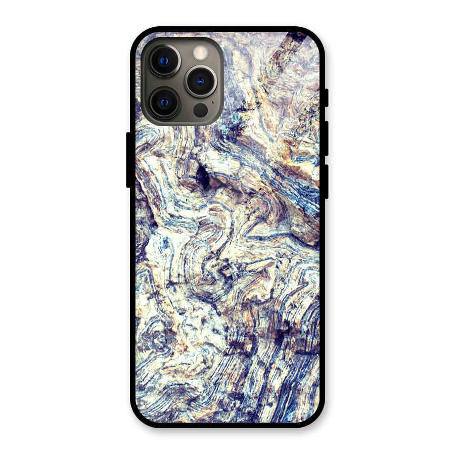 Marble Pattern Glass Back Case for iPhone 12 Pro Max