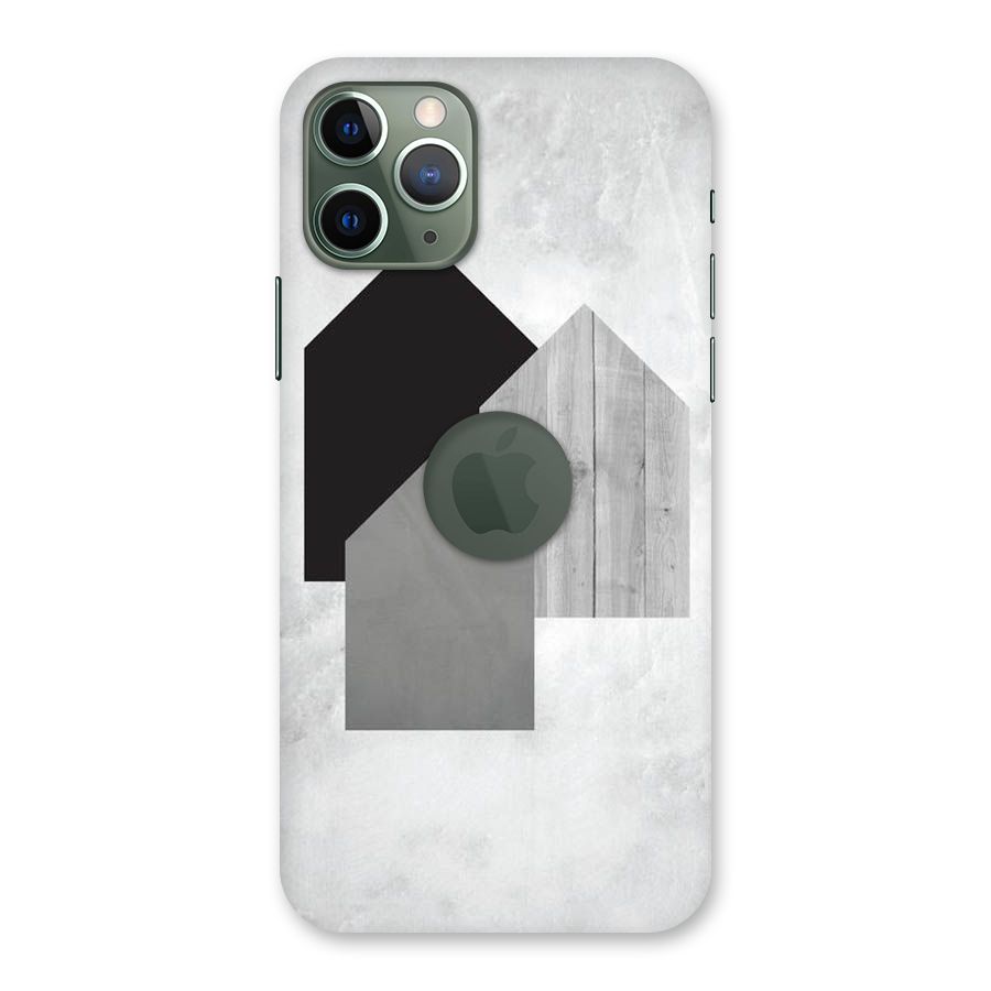 Marble Poster Back Case for iPhone 11 Pro Logo  Cut
