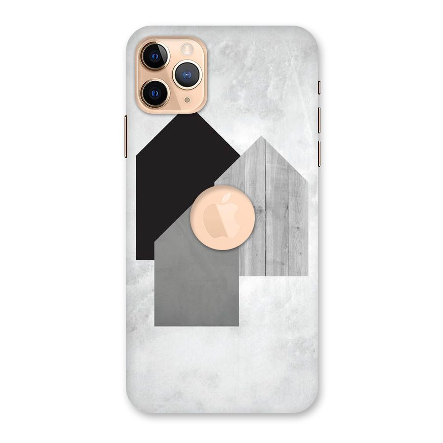Marble Poster Back Case for iPhone 11 Pro Max Logo Cut