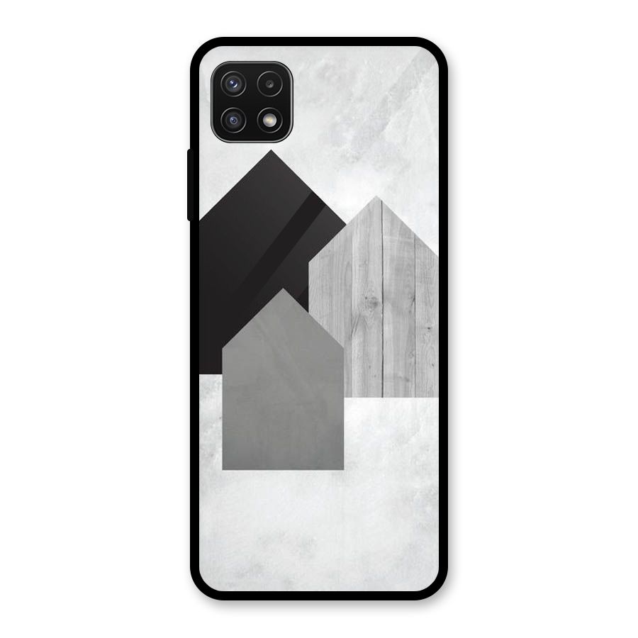 Marble Poster Glass Back Case for Galaxy A22 5G