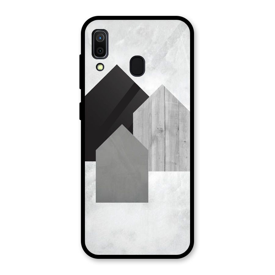 Marble Poster Glass Back Case for Galaxy A30