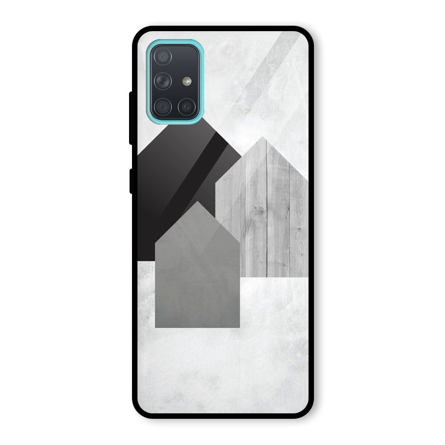 Marble Poster Glass Back Case for Galaxy A71