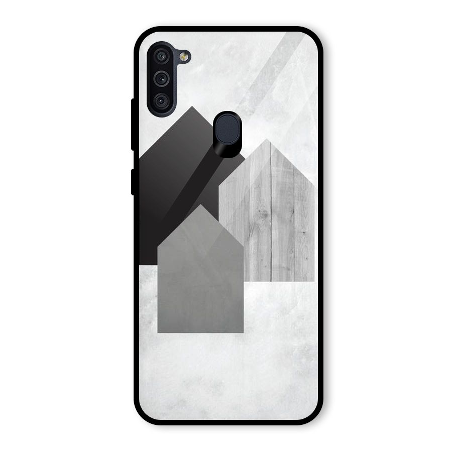 Marble Poster Glass Back Case for Galaxy M11