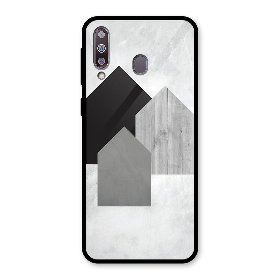 Marble Poster Glass Back Case for Galaxy M30