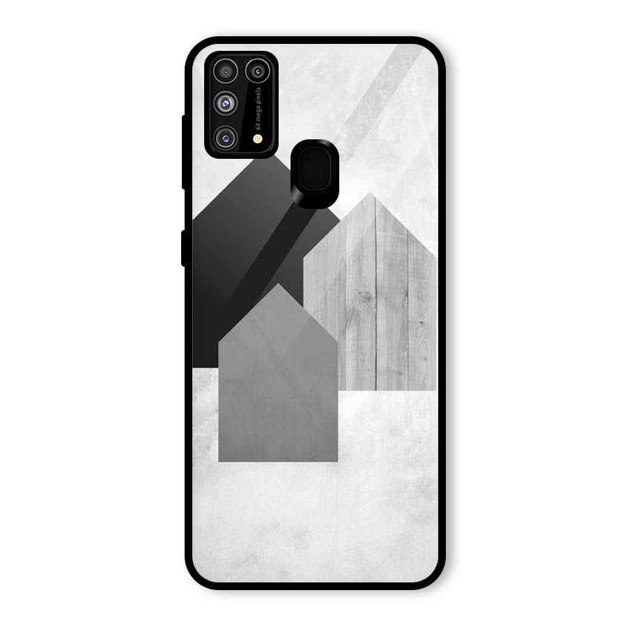 Marble Poster Glass Back Case for Galaxy M31
