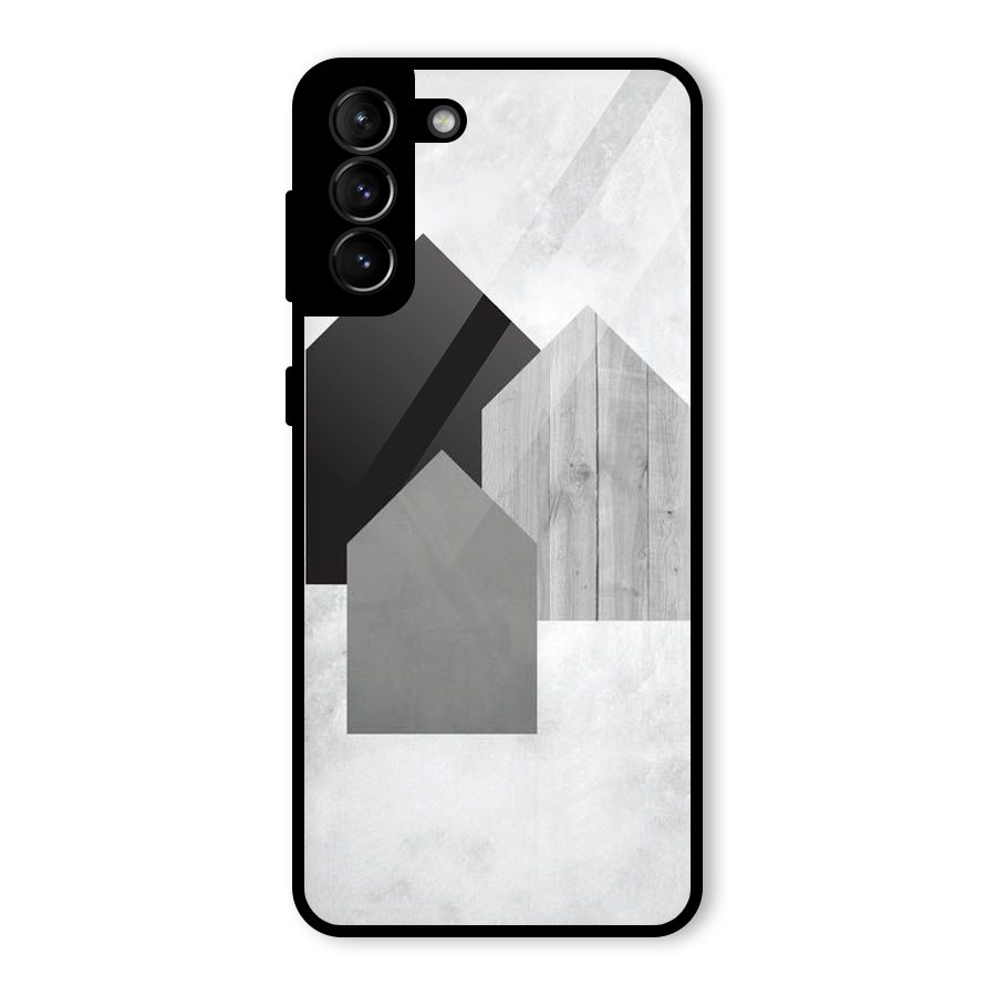 Marble Poster Glass Back Case for Galaxy S21 Plus