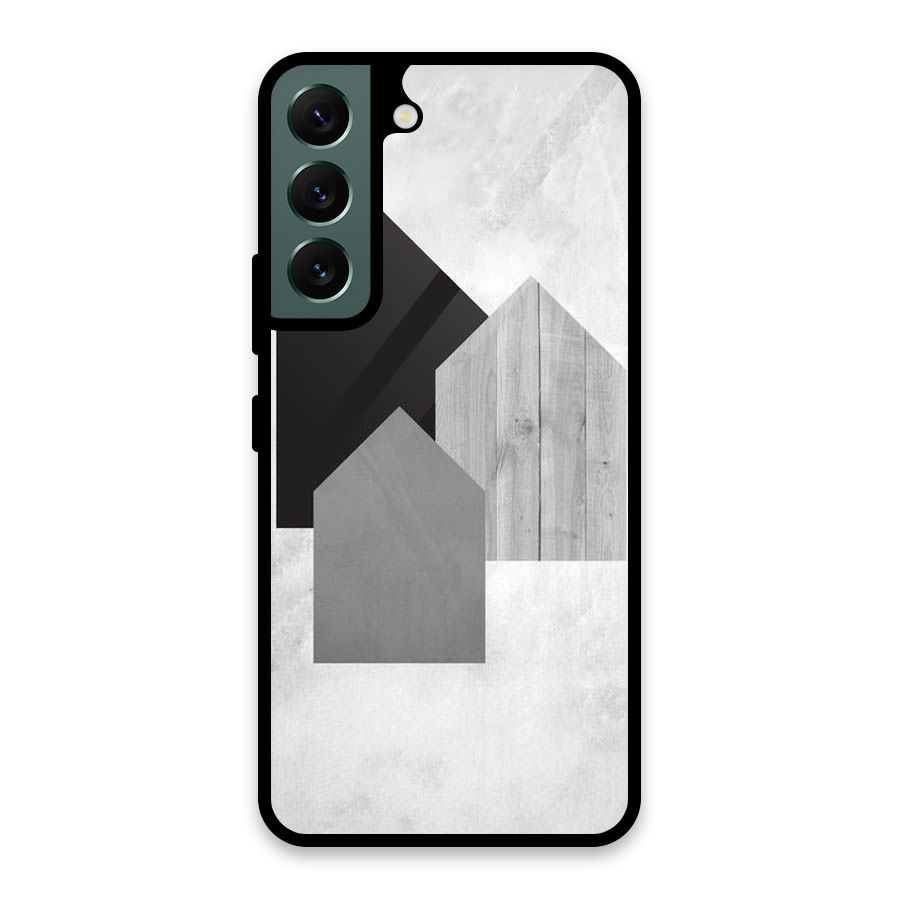 Marble Poster Glass Back Case for Galaxy S22 5G