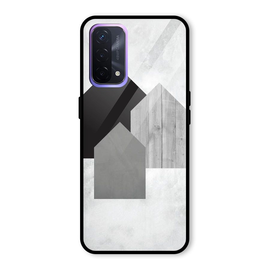 Marble Poster Glass Back Case for Oppo A74 5G