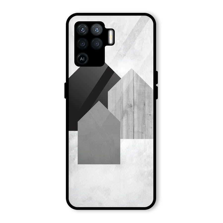 Marble Poster Glass Back Case for Oppo F19 Pro