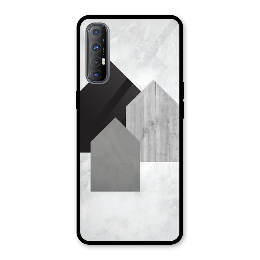Marble Poster Glass Back Case for Oppo Reno3 Pro