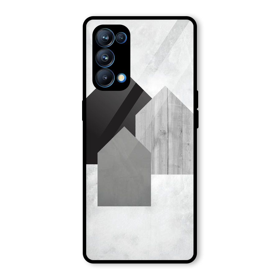Marble Poster Glass Back Case for Oppo Reno5 Pro 5G