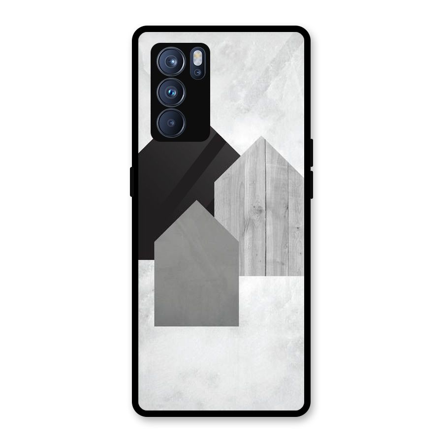 Marble Poster Glass Back Case for Oppo Reno6 Pro 5G