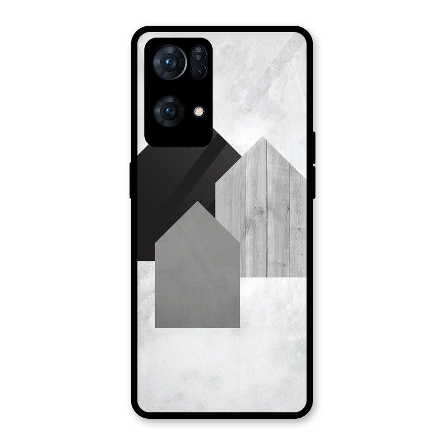 Marble Poster Glass Back Case for Oppo Reno7 Pro 5G