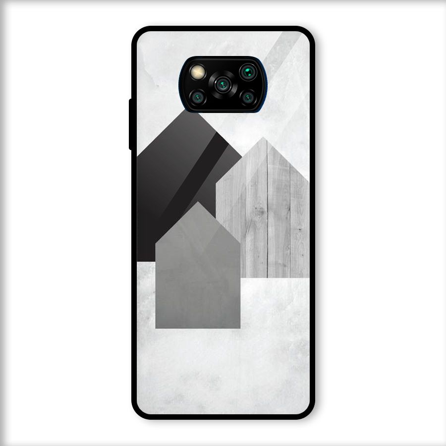 Marble Poster Glass Back Case for Poco X3