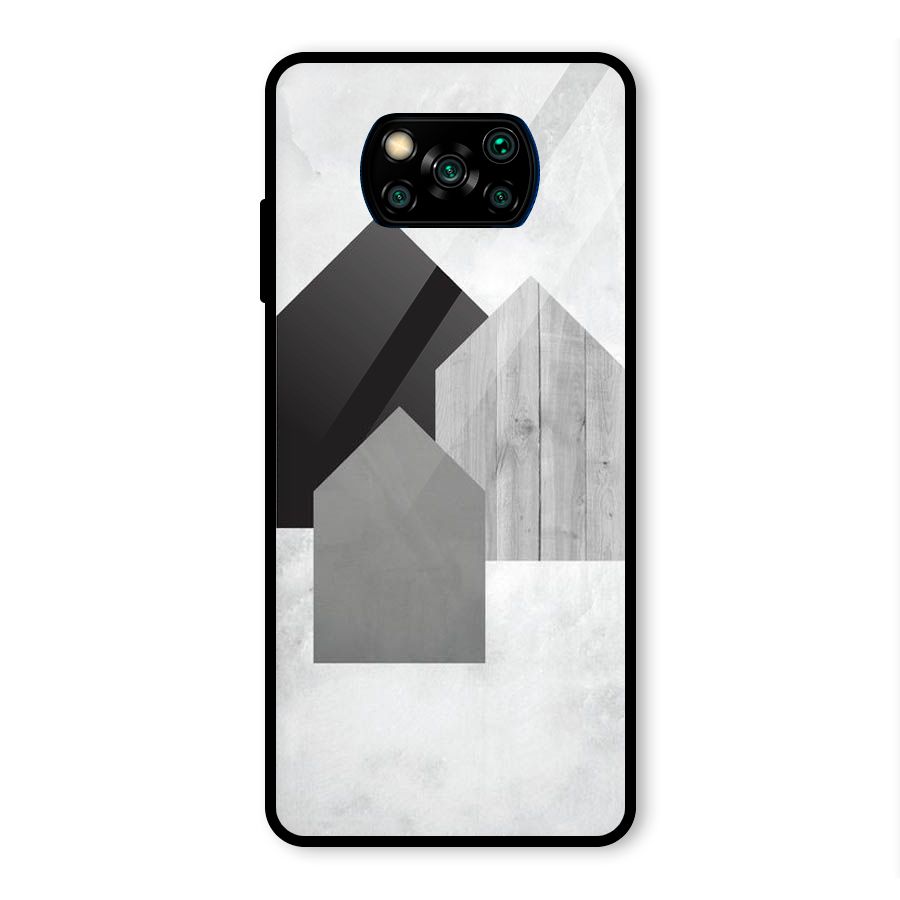 Marble Poster Glass Back Case for Poco X3 Pro