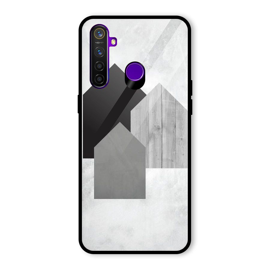 Marble Poster Glass Back Case for Realme 5 Pro