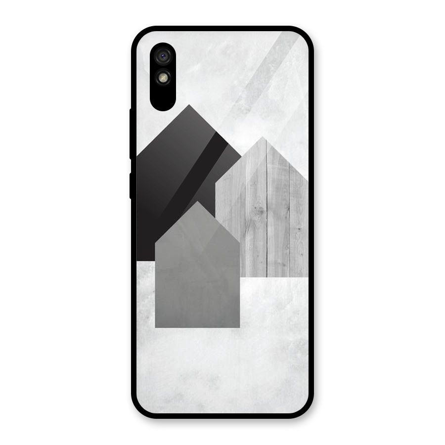 Marble Poster Glass Back Case for Redmi 9i