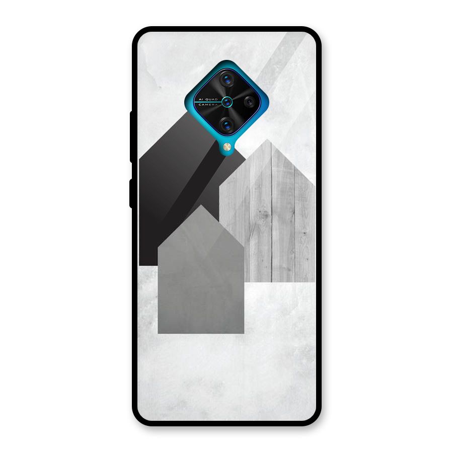 Marble Poster Glass Back Case for Vivo S1 Pro