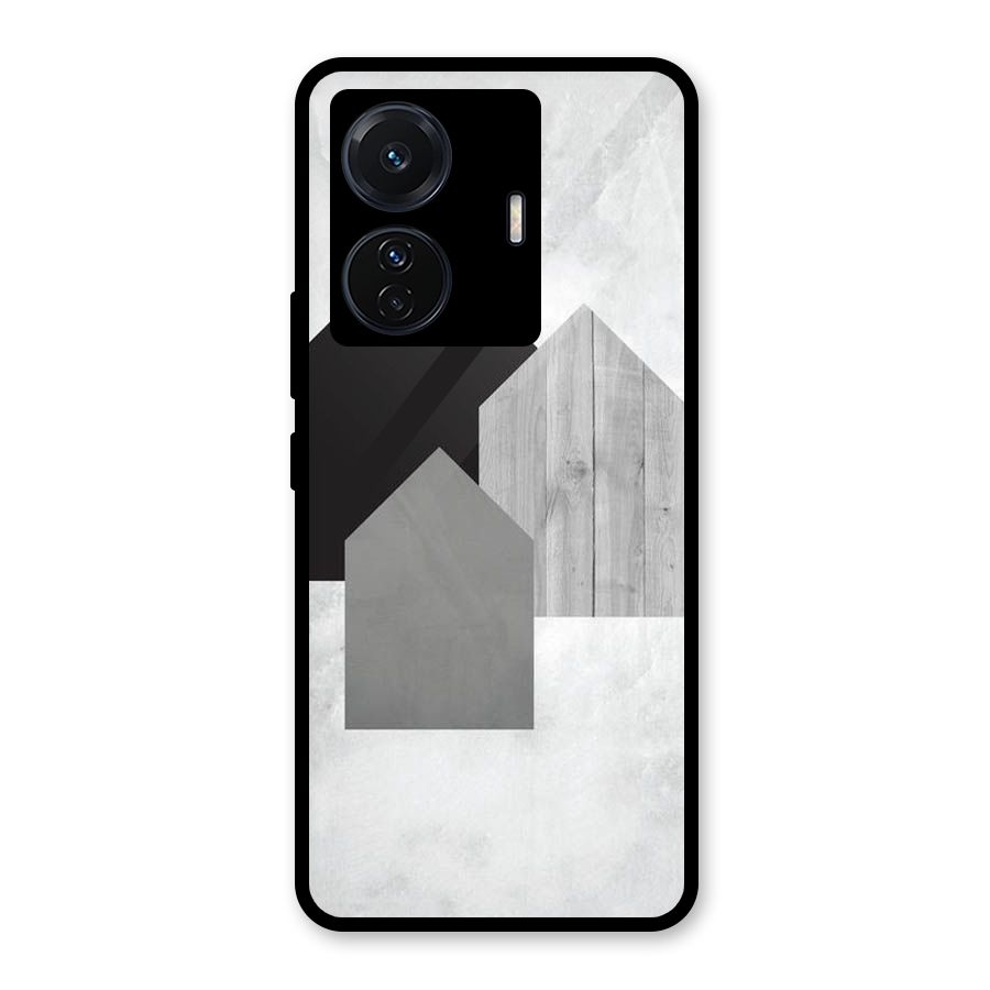 Marble Poster Glass Back Case for Vivo T1 Pro