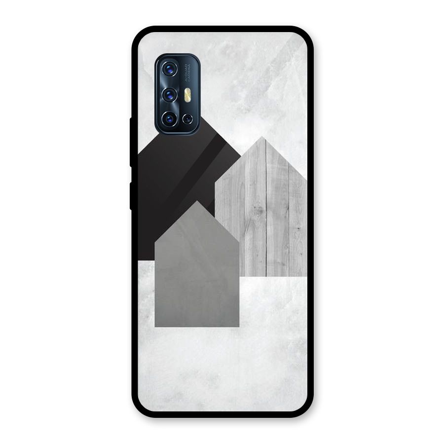 Marble Poster Glass Back Case for Vivo V17