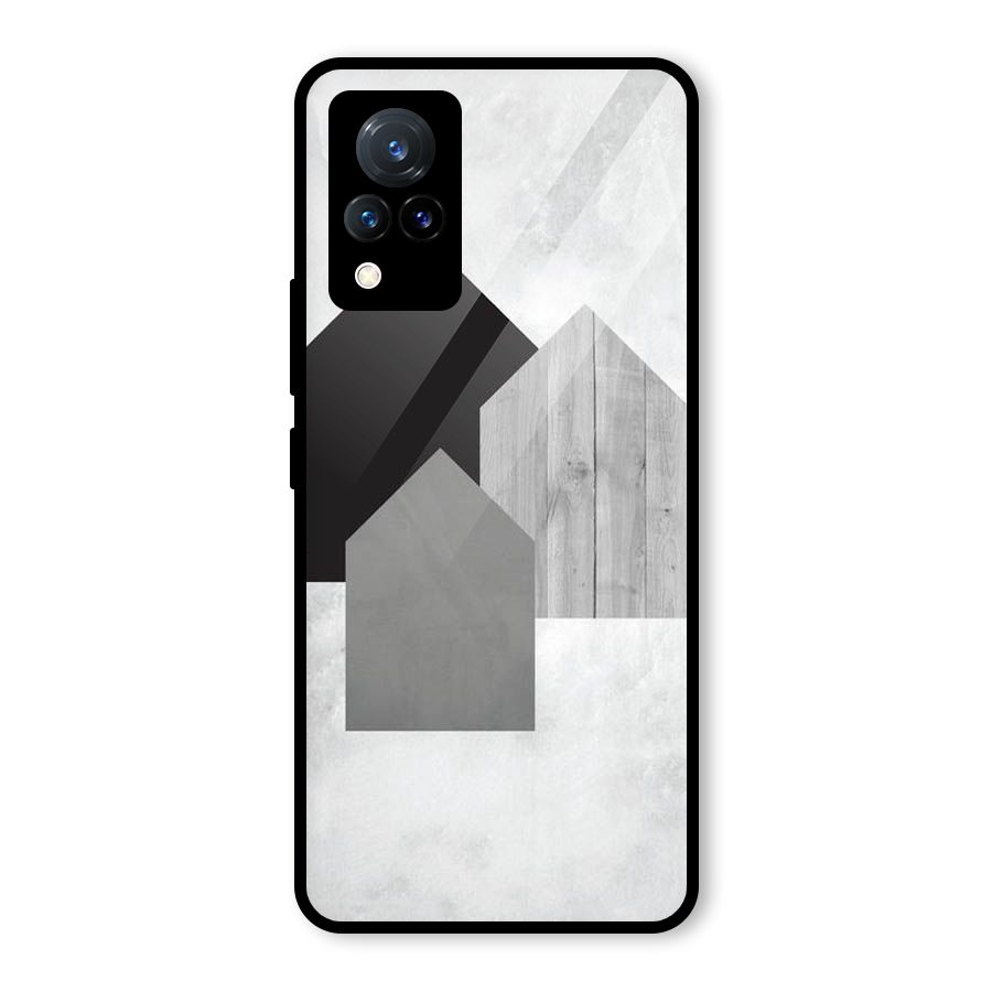 Marble Poster Glass Back Case for Vivo V21 5G