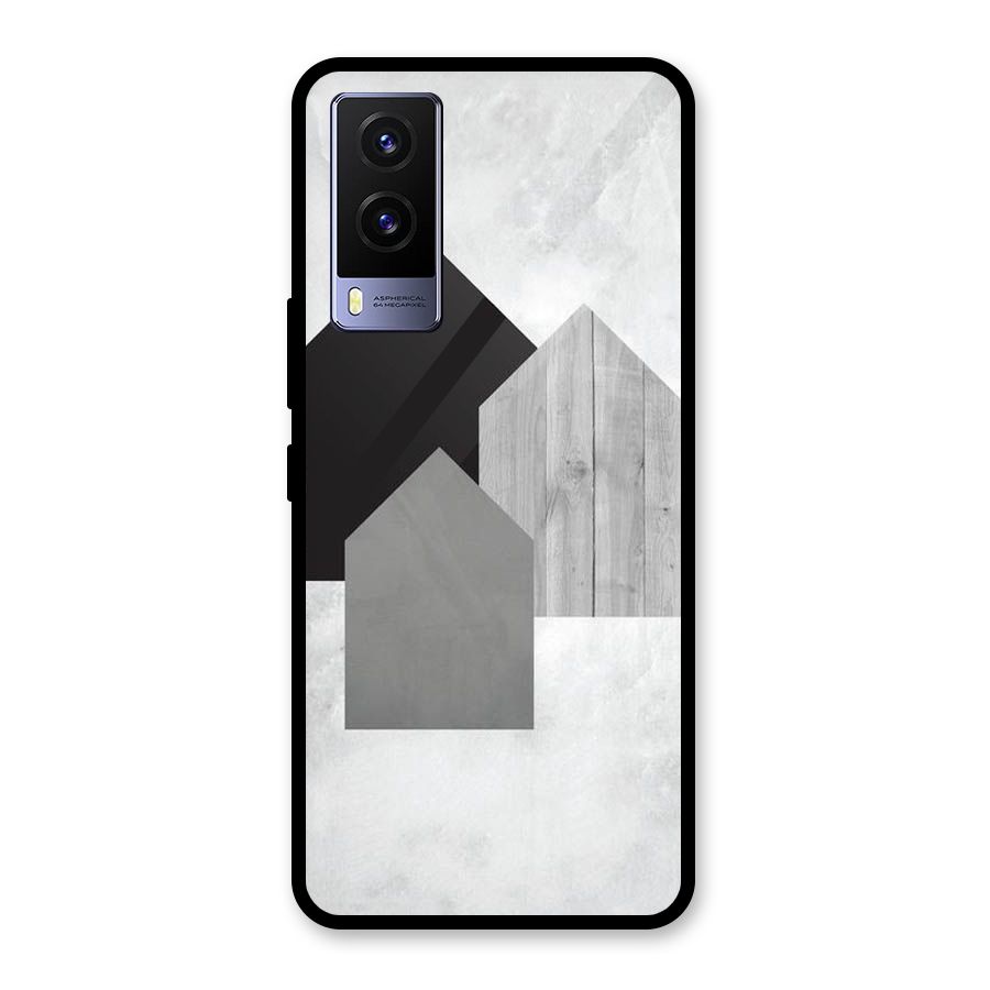 Marble Poster Glass Back Case for Vivo V21e 5G